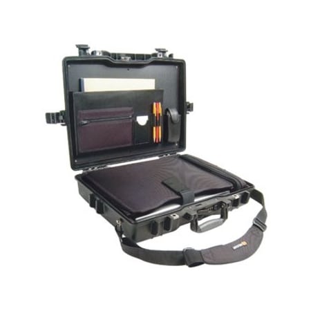 PELICAN 1495CC#1 Black Protective Case, 21.6"L x 17-1/4"W x 4.87"D