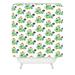 Deny Designs Andi Bird Help Me Holiday Single Shower Curtain Polyester in Green/Pink | 72 H x 71 W in | Wayfair 51776-shocur