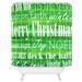 Deny Designs Sophia Buddenhagen Christmas Single Shower Curtain Polyester in Green | 72 H x 71 W in | Wayfair 51795-shocur