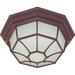 Nuvo Lighting 60535 - 1 Light 11" Old Bronze Frosted Diffuser Glass Shade Flush Mount Ceiling Light Fixture (60-535)