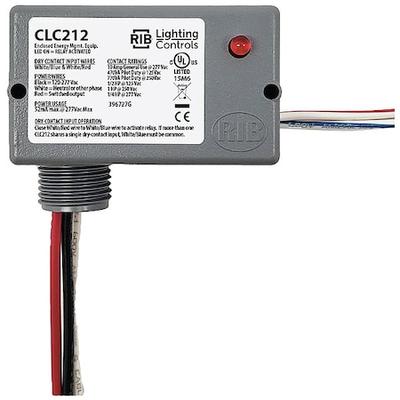 FUNCTIONAL DEVICES-RIB CLC212 Closet Light Controller, Door, Gray, 120VAC