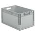 SSI SCHAEFER ELB6320.GY1 Straight Wall Container, Gray, Polypropylene, 24 in L,