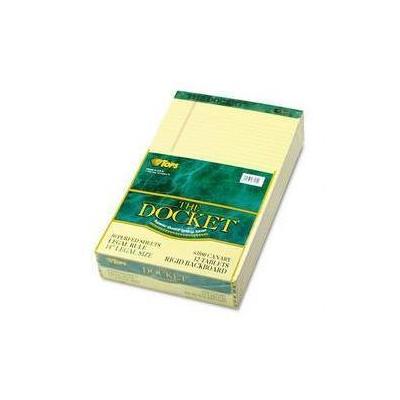Tops Docket 8.5 x 14 in Legal Ruled Note Pad