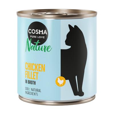 6x280g Chicken Fillet Cosma Nature Wet Cat Food