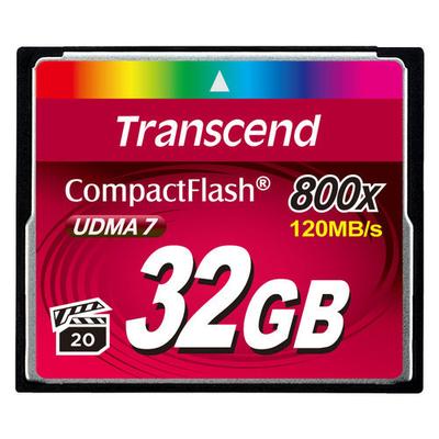 Transcend CF800x 32GB CF Memory Card - TS32GCF800