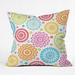 Deny Designs Andi Bird Sausalito Floral Indoor/outdoor Throw Pillow Polyester/Polyfill blend | 18 H x 18 W x 5 D in | Wayfair 51253-othrp18