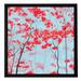 ArtWall 'Red Forest' by Herb Dickinson Framed Graphic Art on Wrapped Canvas in Blue/Green/Red | 18 H x 24 W x 2 D in | Wayfair 0dic165a1824f