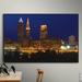 ArtWall 'Cleveland 15' by Cody York Framed Photographic Print on Wrapped Canvas in White | 24 H x 36 W x 2 D in | Wayfair 0yor028a2436f