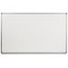 Flash Furniture Magnes 4' W x 3' H Porcelain Magnetic Marker Board w/ Galvanized Aluminum Frame Porcelain/Metal in White | Wayfair YU-90X150-POR-GG