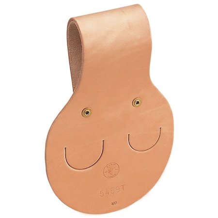 KLEIN TOOLS 5459T Tool Pouch, Tool Holster, Tan, Leather, 0 Pockets