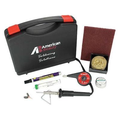 AMERICAN BEAUTY TOOLS PSK25 Soldering Kit,25W,Iron Plated Copper Tip