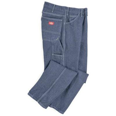 DICKIES LU20RB 32 34 Men's Carpenter Jeans, S/M, Blue, Cotton