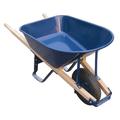 WESTWARD 10G166 Wheelbarrow,Steel,6 Cu. Ft.,Pneumatic