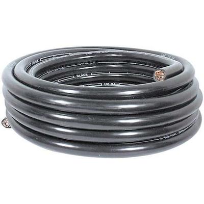 QUICKCABLE 200106-396-025 Battery Cable,1/0 AWG,Solid,60V,PVC,Blk