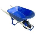 WESTWARD 10G167 Wheelbarrow,Steel,6 Cu. Ft.,Flat Free