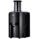 Braun J300 Spin Juicer extractor for whole fruit, citrus & vegetables 800 Watt, 2 speeds, anti splash spout, dishwasher safe parts- Premium Black