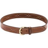Bianchi B9 Fancy Stitched Belt 1.75" Suede Lined Leather, Tan SKU - 174156