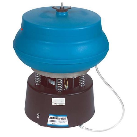 RAYTECH 23-040 Vibratory Tumbler,Drain,115V,0.75 Cu.Ft.