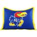 College Covers NCAA Kansas Pillow Sham Sateen in Blue | 26 H x 20 W x 0.25 D in | Wayfair KANSH