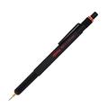 rOtring 800+ Mechanical Pencil and Touchscreen Stylus | Twist-to-Retract HB 0.5 mm Propelling Pencil | Black Metal Barrel