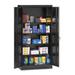 Tennsco Corp. 2 Door Storage Cabinet Stainless Steel in Black | 72 H x 36 W x 18 D in | Wayfair 7218RH -3