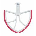 NewMetro Design BeaterBlade for 6, 7, or 8 Qt & 5-Plus Bowl Lift Mixers, Polyester in Red/White | 11 H x 8 W x 1.5 D in | Wayfair KA-6LR
