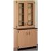 Stevens ID Systems Science 6 Compartment Accent Cabinet w/ Doors Wood in Brown | 84 H x 36 W x 23 D in | Wayfair 84204 J84 25-027-04