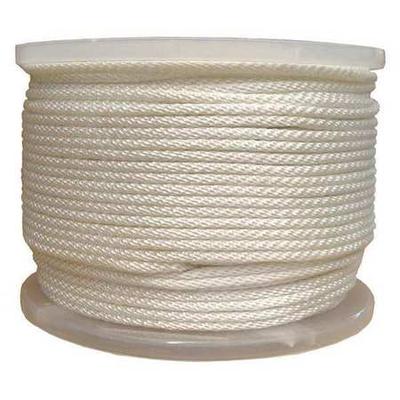 ZORO SELECT 20TL67 Rope,3/16 in. x 500 ft.,Solid B...