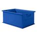 SSI SCHAEFER 1462.191308BL1 Straight Wall Container, Blue, Polyethylene, 19 in