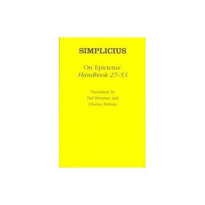 Simplicius by  Simplicius (Hardcover - Cornell Univ Pr)