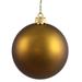 Vickerman 348529 - 3" Olive Matte Ball Christmas Tree Ornament (12 pack) (N590814DMV)