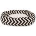 Majestic Pet Products Chevron Bolster Polyester in Black | 7 H x 19 W x 24 D in | Wayfair 78899554027
