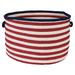 Colonial Mills Patriot Fabric Basket Fabric in Red/White | 12 H x 18 W x 18 D in | Wayfair PE75A018X018