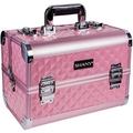 Shany Cosmetics Shany Hot Pink Diamond Premium Collection Makeup Train Case