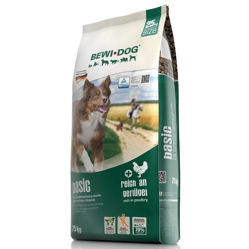 25kg Bewi Dog Basic Trockenfutter für ausgewachsene Hunde