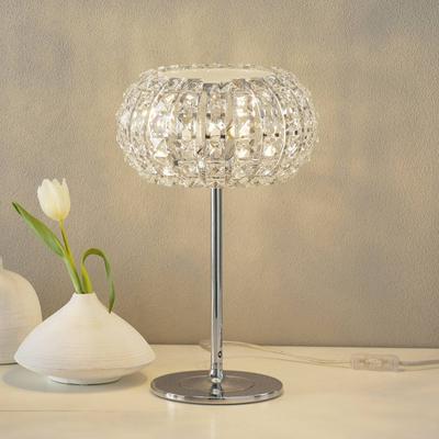 Schuller Valencia Nachttischlampe DIAMOND, klar / transparent, für Wohn- / Esszimmer, Kristall, Tischlampe Image