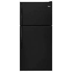 GE 18.2 Cu. Ft. Top-Freezer Refrigerator - Black - WRT318FZDW