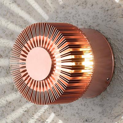 Konstsmide LED-Außenwandlampe Monza Strahlen rund kupfer 9cm Image