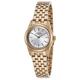 Rotary Women's Quartz Watch with Silver Dial Analogue Display and Rose Gold Stainless Steel Plated Bracelet LB02573/01