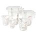 Winco 5-Pieces Plastic Measuring Cup Set Plastic | 10.63 H x 8.88 W x 8.06 D in | Wayfair PMCP-5SET