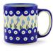 Polmedia Polish Pottery 12 oz. Stoneware Mug Ceramic/Earthenware & Stoneware in Blue/Brown | 4.65 H in | Wayfair 46D107