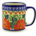 Polmedia Polish Pottery 12 oz. Stoneware Mug Ceramic/Earthenware & Stoneware in Blue/Brown/Green | 4.65 H in | Wayfair 46D54
