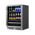 Titan Products 13 Bottle & 84 can Single Zone Freestanding/Built-In Wine & Beverage Refrigerator in Gray | 32.09 H x 25.2 W x 14.96 D in | Wayfair