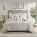 Harbor House Suzanna Tufted Chenille Embroidered Medallion 3 Piece Cotton Duvet Cover Set Cotton in White | Wayfair HH12-1347