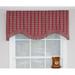 RLF Home Moondance Arch 50" Curtain Valance Polyester/Linen/Cotton Blend in White | 17 H x 50 W x 1 D in | Wayfair 15004-BE