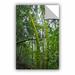 ArtWall Trees by Dan Wilson Removable Wall Decal Canvas/Fabric in Green | 18 H x 12 W in | Wayfair 0wil007a1218p
