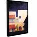 ArtWall Adobe Village Forms by Rick Kersten Framed Painting Print on Wrapped Canvas in Brown/Indigo | 14 H x 18 W x 2 D in | Wayfair 0ker014a1418f