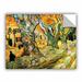 ArtWall The Road Menders by Vincent Van Gogh Removable Wall Decal Canvas/Fabric in Brown/Green | 14 H x 18 W in | Wayfair 0van042a1418p