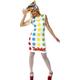 Smiffys - Twister Partyspiel Twisterkostüm Gesellschaftsspiel Kostüm Mini Kleid