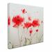 Trademark Fine Art 'A Poppy Moment' by Sheila Golden Painting Print on Wrapped Canvas Canvas | 14 H x 14 W x 2 D in | Wayfair SG5707-C1414GG